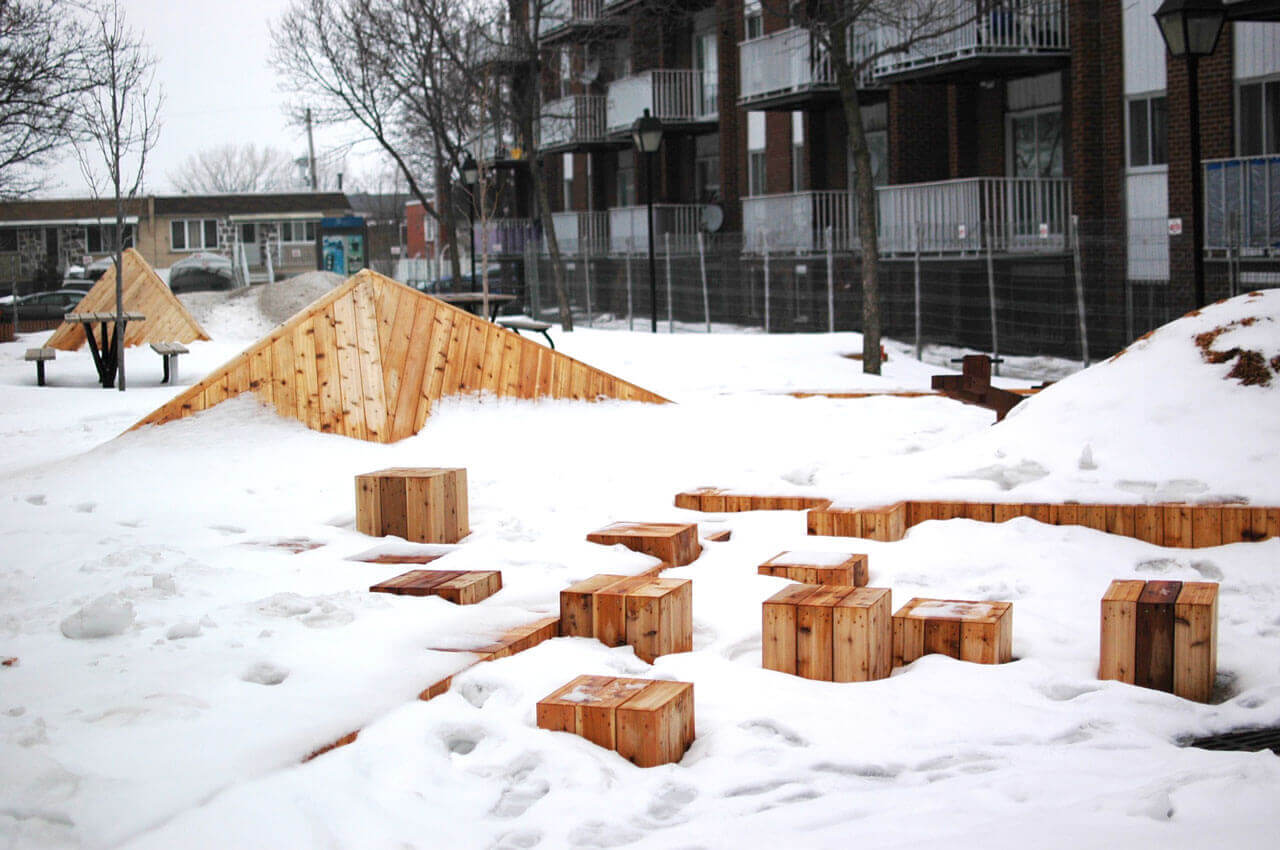 jeux sous la neige