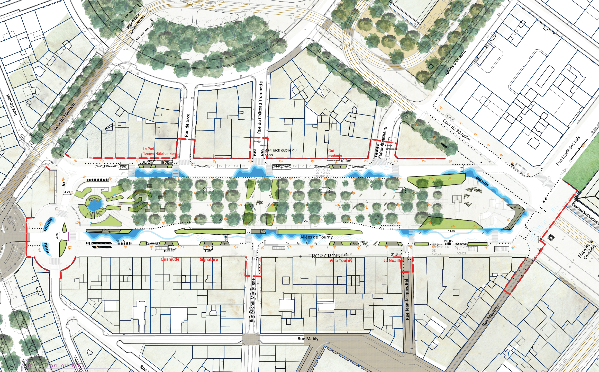 l-ateliersdepossibles _allees de tourny_plan masse